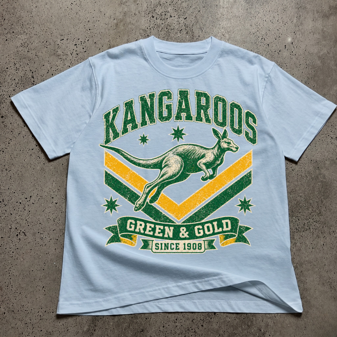 Kangaroos Green & Gold Since 1908 T-Shirt