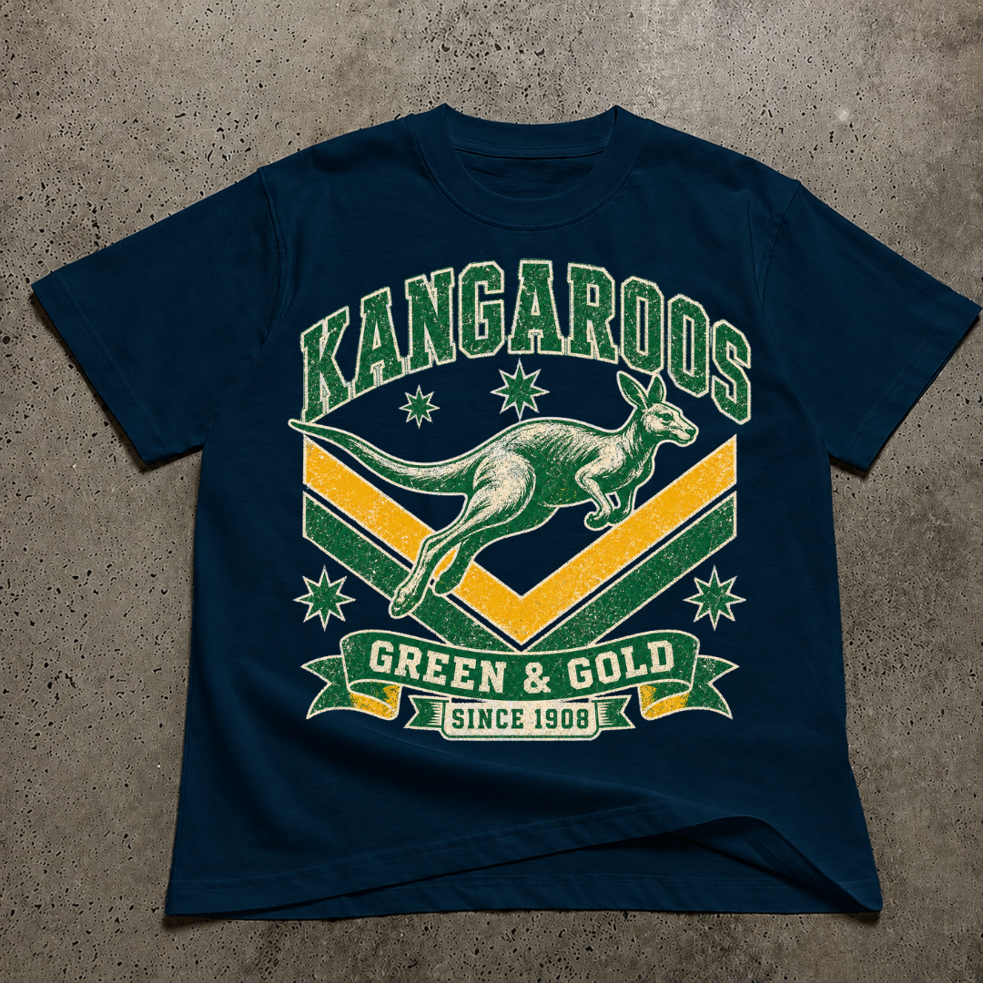 Kangaroos Green & Gold Since 1908 T-Shirt