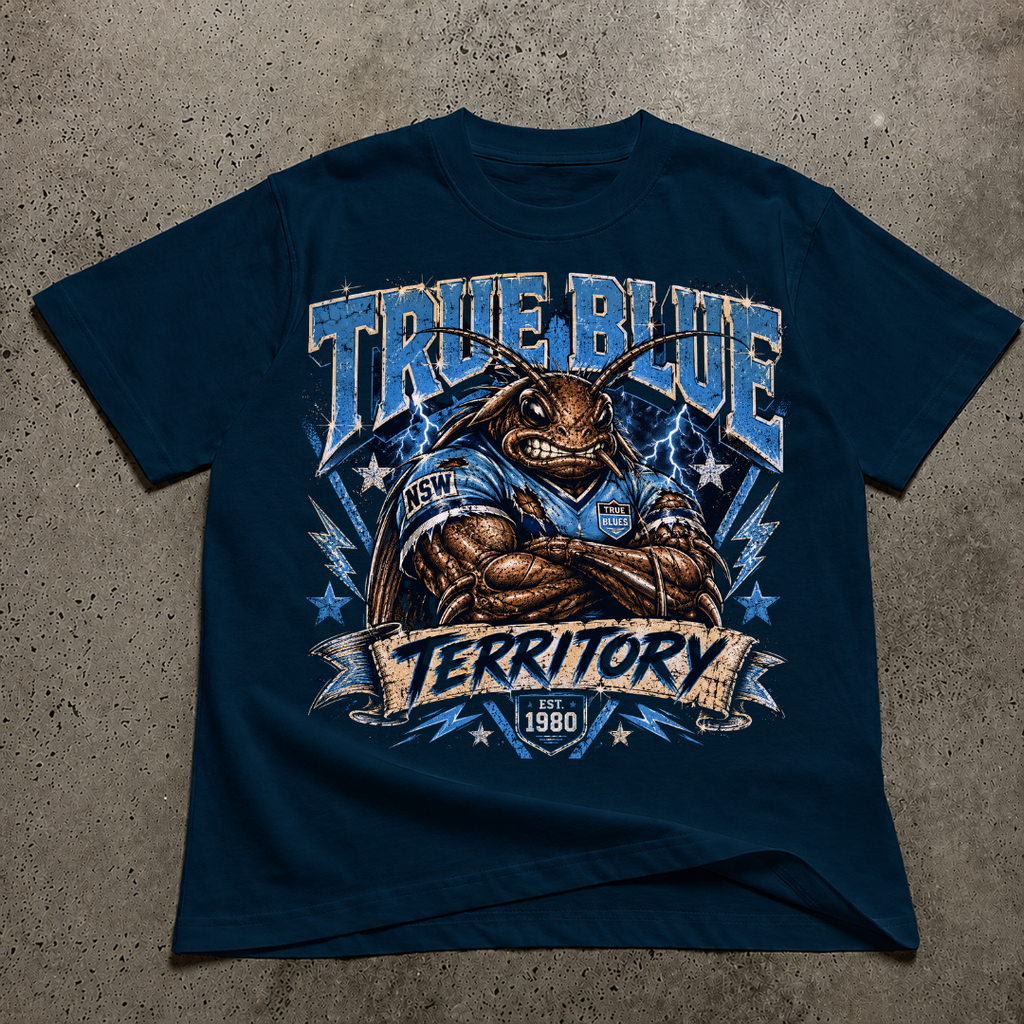 True Blue Cockroach T-Shirt