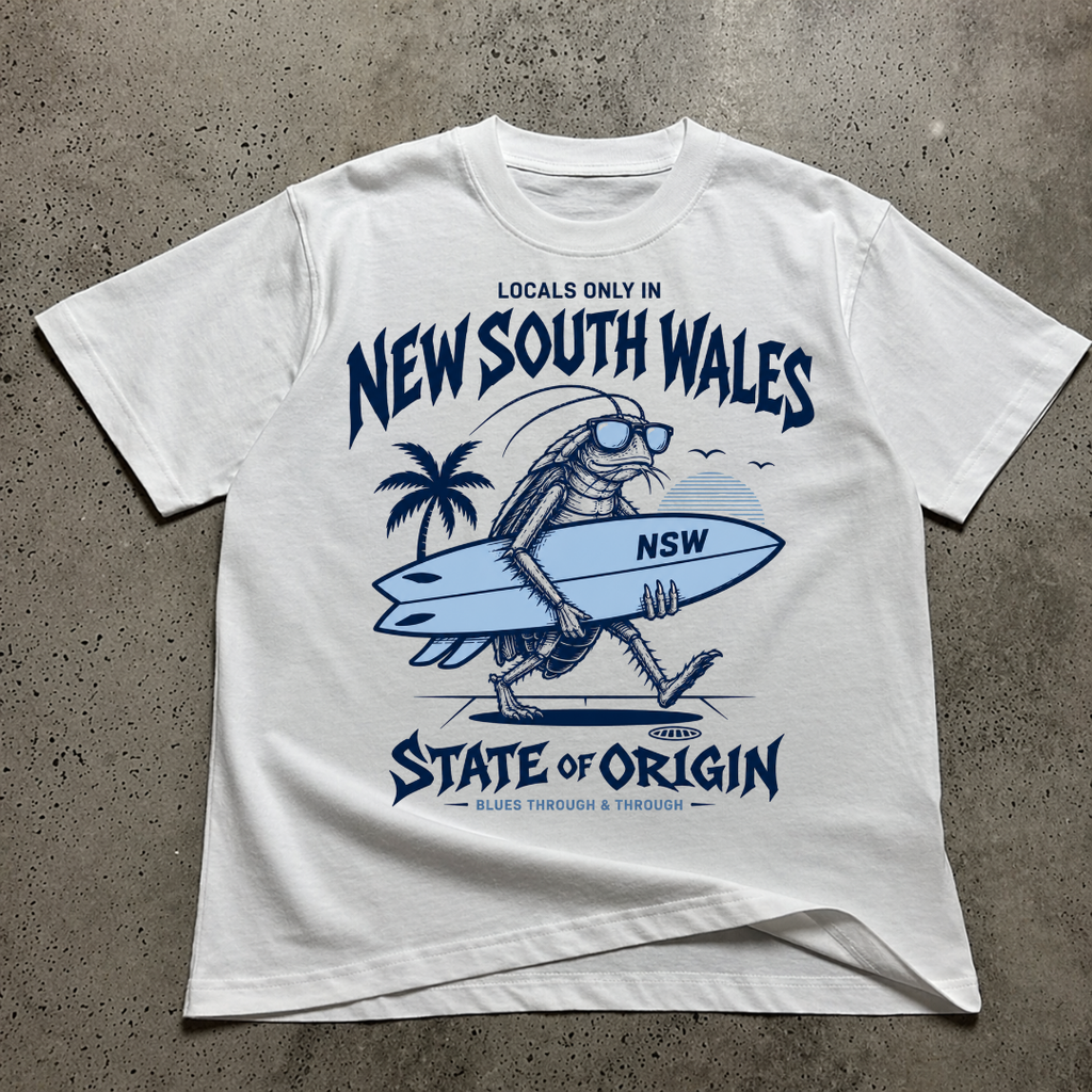 Locals Only  Nsw State Of Origin T-Shirt